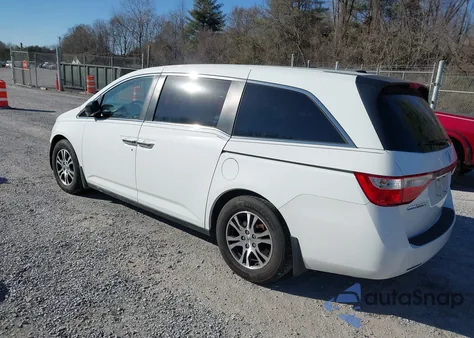 2011 Honda Odyssey Ex-L из США, поврежденный, VIN 5FNRL5H69BB041509